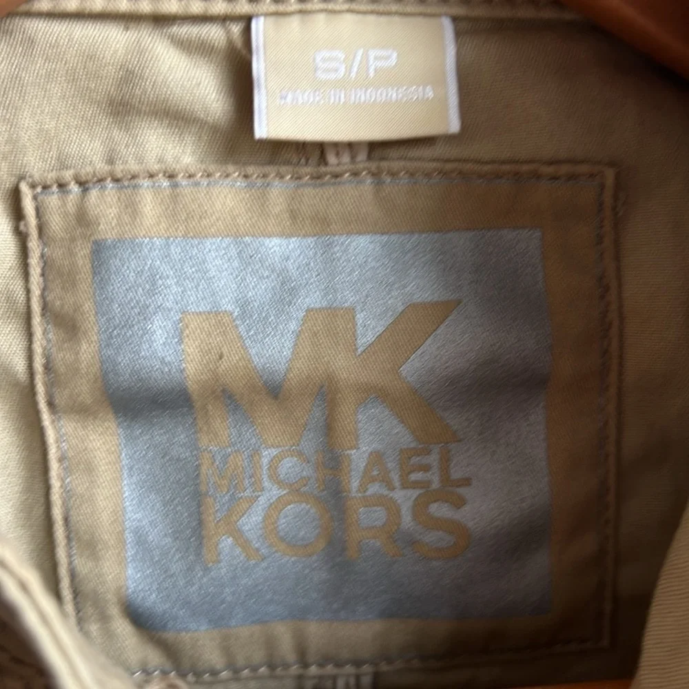 Michael Kors belted canvas